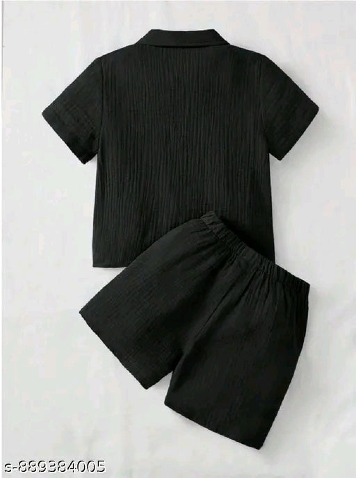 Boys Stylish Co-ord Set Shirt and Shorts Combo for Kids coard set boys set kids summer wear boys dress kids combo boys outfit toddler clothes kids wear low price