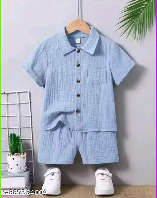 Boys Stylish Co-ord Set Shirt and Shorts Combo for Kids coard set boys set kids summer wear boys dress kids combo boys outfit toddler clothes kids wear low price