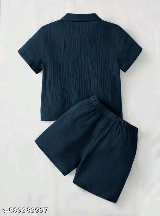 Boys Stylish Co-ord Set Shirt and Shorts Combo for Kids coard set boys set kids summer wear boys dress kids combo boys outfit toddler clothes kids wear low price